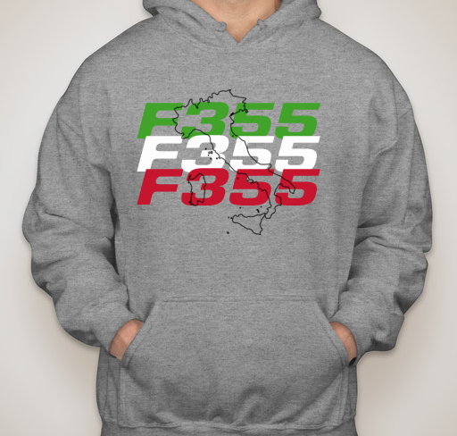 Ferrari F355 Flag Outline Sweatshirt